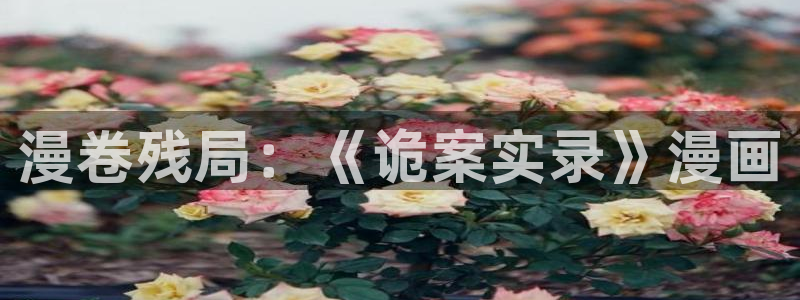 精品韩漫免费看：漫卷残局：《诡案实录》漫画